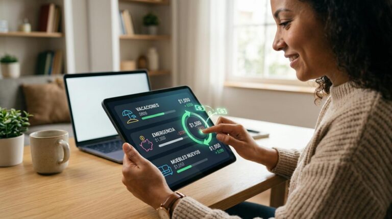 Cómo transferir dinero entre metas de ahorro digitales paso a paso desde tu celular
